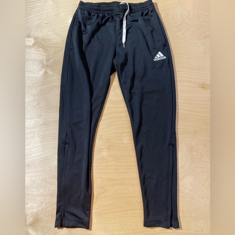 Adidas Black Athletic Joggers Medium (OO) - Picture 3 of 10